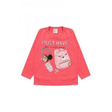 Imagem de Blusa Manga Longa Infantil Menina Tamanho 06 - Amoroupas