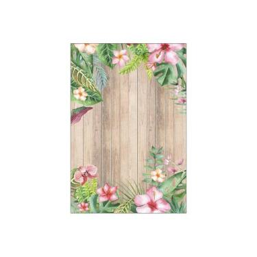 Imagem de Painel De Festa Vertical 1,50 x 2,20 - Tropical Efeito Madeira 003 - V