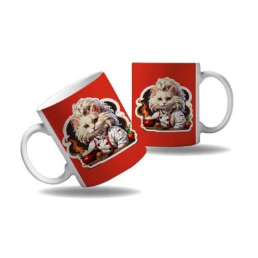 Imagem de Caneca Presente Gato Cozinheiro Chefes Cozinha Profissão - Enjoy Shop,