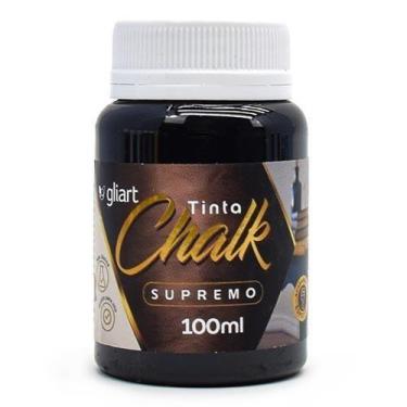 Imagem de Tinta Chalk Supremo Gliart 100ml, PRETO