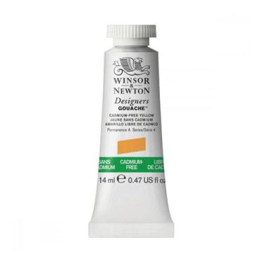 Imagem de Tinta Guache Winsor Newton 14ml S4 890 Cad Free Yellow - Winsor & Newt
