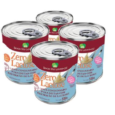 Imagem de Leite Condensado Zero Zero S. LOURENÇO 335g (4 unidades) - São Lourenç