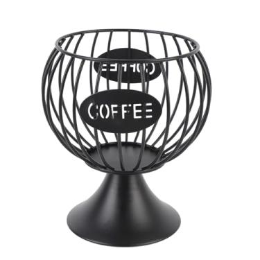 Imagem de Cesta de cápsulas de café, Cesta de armazenamento de cápsulas de café de grande capacidade, Comporta 20 cápsulas de café, Suporte moderno para cápsulas de café com base pesada