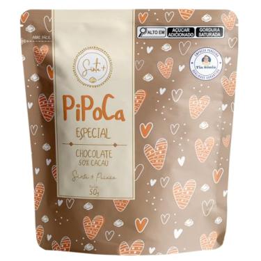 Imagem de Pipoca Chocolate 50% Cacau Sinta+ Pacote 50g - Chocolate Nobre com Pipoca Crocante, Sem Glúten e Corantes Artificiais