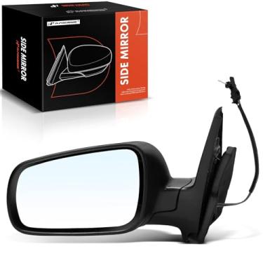 Imagem de A-Premium Espelho retrovisor manual do lado do motorista - compatível com Volkswagen Jetta 1999-2007, Golf 1999-2006 - Espelho retrovisor externo preto dobrável manual aquecido - Substituição #