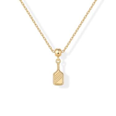 Imagem de PAVOI Colares femininos com pingente extravagante banhado a ouro 14 K - Corrente deslizante ajustável, pacote de pingentes delicados - Conjunto de pingentes de pérolas de zircônia cúbica