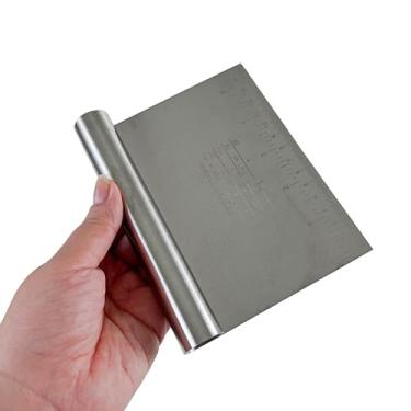 Imagem de Kit 3 Pçs Espátula Culinária P/Auxiliar na Cozinha Confeitar Bolo Raspador Chocolate Cortador Massas