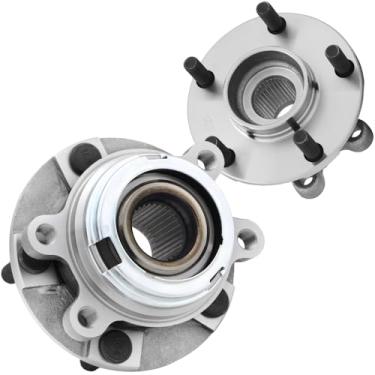Imagem de [Pacote com 2] 513296 – Hub de rolamento da roda dianteira compatível com JX35, QX50, QX60, Altima, Maxima, Murano, Pathfinder [Veja a descrição para detalhes]