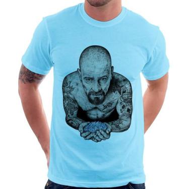 Imagem de Camiseta Walter White Tattoo Heisenberg - Foca na Moda, Azul bebê, P