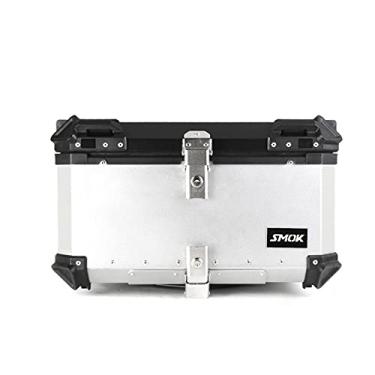 Imagem de Mala de viagem para motocicleta, 100 L, 80 L, universal, capa traseira para bagagem, caixa de armazenamento à prova d'água, porta-malas, chaveiro, caixa de ferramentas de alumínio, acessório para