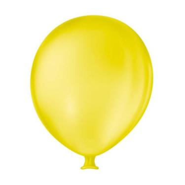 Imagem de Bexiga Balões Liso Bexigão Fat Ball Nº 250 Amarelo - 01 Unid - Pic Pic