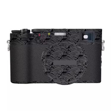 Imagem de JERXTTON Película protetora para câmera antirarranhões Película protetora para Fujifilm X100VI X100 VI (Wave Black)