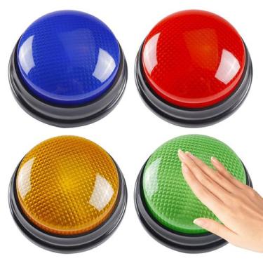 Imagem de Pacote de 4 Answer Buzzers IBLESSU para jogos de curiosidades e sala d