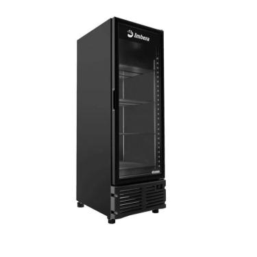 Imagem de Freezer Vertical Imbera 576 Litros Tripla Ação Porta de Vidro Preto EVZ21 - 220V