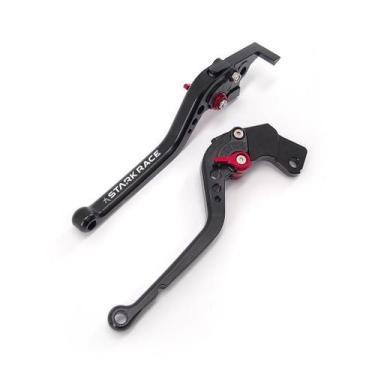 Imagem de Manete Esportivo Longo Gsxr Srad 750 2005 A 2006 - NoBrand, Preto com 