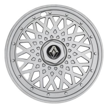 Imagem de Calota 601ar-pta aro 14 aro de pressão + emblema de alumínio renault p