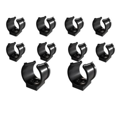 Imagem de Kit 10 Abraçadeiras Plásticas Preto Eletroduto 3/4 Estrela