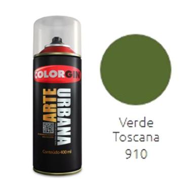 Imagem de Spray Colorgin Arte Urbana Verde Toscana 910 400ml