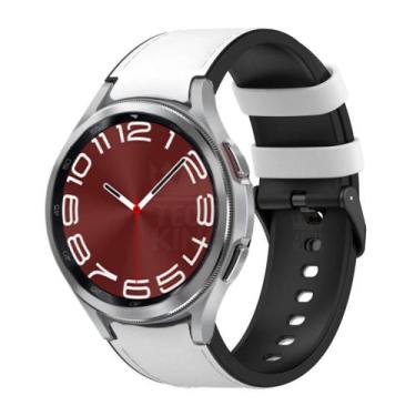 Imagem de Pulseira Para Galaxy Watch6 Classic 43mm - Couro Artificial - Genérico