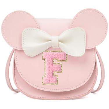 Imagem de OYLOLA Presentes de aniversário para meninas de 3, 4, 5, 6, 7 e 8 anos, bolsa infantil para meninas pequenas, presente para meninas, Rosa-rosa, F