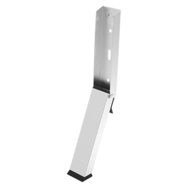 Imagem de Ｂｅｓｇａ Chute a porta de parada da porta para baixo para o fundo da porta, pedal anti -base do pedal, mantenha -se aberto para a lavanderia do escritório, Argent