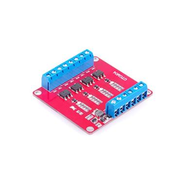Imagem de LM YN Módulo De Relé Estado Sólido 4 Canais, Gatilho Nível Alto E Baixo, Isolamento Optoacoplador 3A