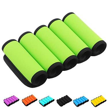 Imagem de XiOiOiX Alça de bagagem - Identificadores de bagagem de neoprene para malas Exclusivas Etiquetas de bagagem brilhantes / Spotter/Marcadores/Capa de alça Essenciais de viagem para voar