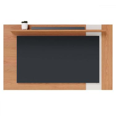 Imagem de Painel para TV Até 70 Polegadas Córdova 1 Prateleira Freijó/Off White Matte - Pnr Móveis