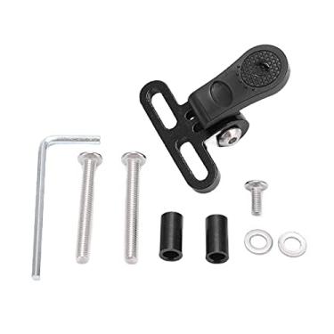 Imagem de Bicicleta Farol Mount Holder Rotatable Design Ultra Luz Antiderrapante Forte Aderência Alumínio Liga Plástico Bicicleta Lâmpada Titular para Mountain Bikes e Road Bikes