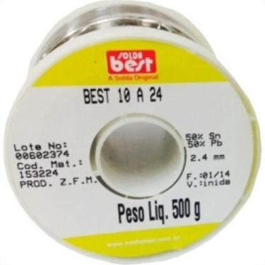 Imagem de Solda Best Carretel 2,4Mm Amarela 500G 153224