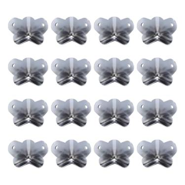 Imagem de Cânticos de Alto -falante Protetor, 16pcs Gabinete do Gabinete Cantas Protetor Protetor Protetor de Cantos do Gabinete de Ferro de Ferro para o Gabinete de Alto -falante do