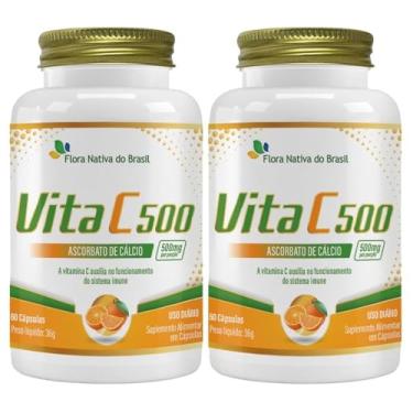 Imagem de KIT 2X Vitamina C 500mg 60 cápsulas - Flora Nativa