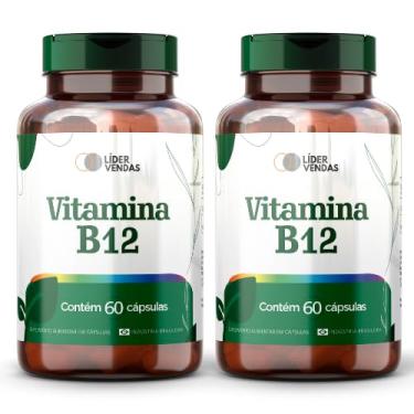 Imagem de Vitamina B12-500mg com 60 cápulas - 2 potes