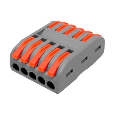 Imagem de Conector Eletrico De Emenda Rapida 5 Fios, Modelo 225 - ENG