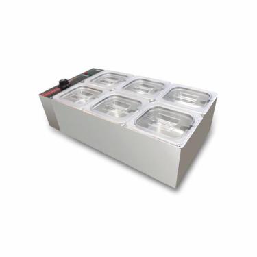 Imagem de Chocolateira e Derretedeira Gourmet Zepper 6 cubas ZPCHG06, 220V