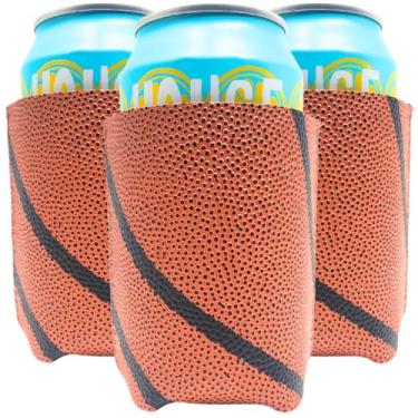 Imagem de TahoeBay Refrigeradores De Latas Basquete (Pacote Com 12), Decorações Para Festas, Acessórios Esportivos, Lembrancinhas, Decoração Jogos Universitários, Mangas Isolantes Cerveja A Granel, Refrigeran