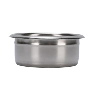 Imagem de Cesta de filtro de café não pressurizado de camada única de 58 mm, aço inoxidável 304, fácil de colocar, adequado para derramar sobre café, filtro de substituição (28 mm / 1,1 pol de altura)