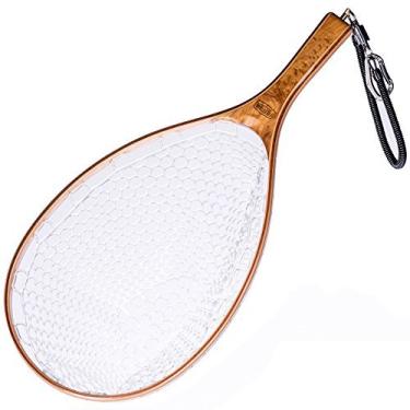 Imagem de Freestone Outfitters Conjunto De Pesca Com Mosca Em Madeira Burl: Rede Malha Borracha, Liberação Magnética