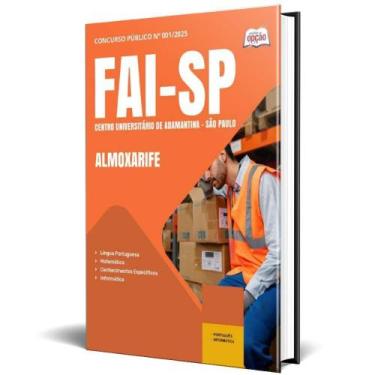 Imagem de Apostila Fai Sp 2025 - Almoxarife - Apostilas Opção