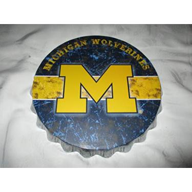 Imagem de Forever Collectibles Boné NCAA Michigan Wolverines SignDistressed garrafa, cores do time, tamanho único
