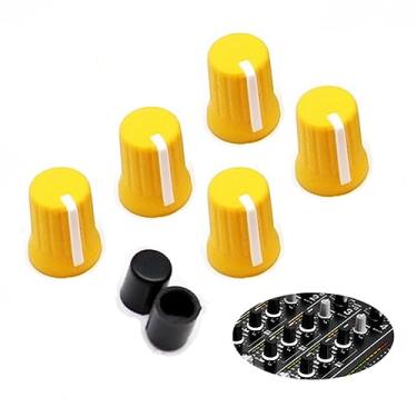 Imagem de WXYINSPAS 5 Peças De Botões Rotativos Universais Para Equalizador, Potenciômetro, Fader, Tampa Haste Pressão Controlador Dj, Console Mixagem Pioneer Djm, Ddj, Xdj, Denon Numark Akai Rane Vestax (Cha