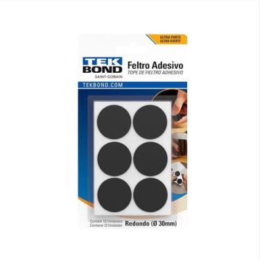Imagem de Protetor Feltro Adesivo Redondo Tamanhos Variados Pé Móveis Cadeiras S