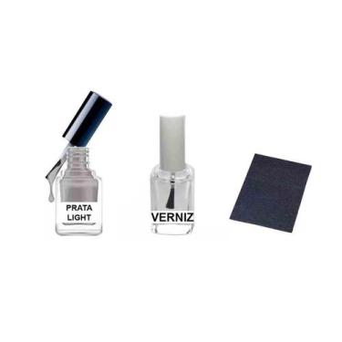 Imagem de Tinta Retoque Tira Risco Carro Volkswagen - Prata Light - Jhow Adesivo