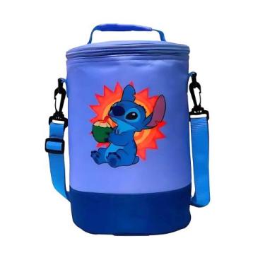 Imagem de Bolsa Térmica Cilíndrica Stitch 9 Litros Zona Criativa - 10073472