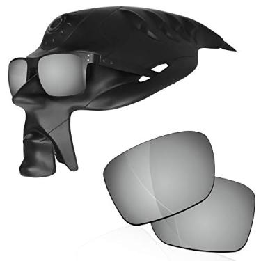 Imagem de RockShell Lentes polarizadas de substituição para óculos de sol Oakley Holbrook Metal OO4123 - GT Silver
