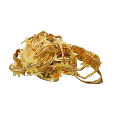 Imagem de Dynwave Acessórios para fantasias de envoltórios de perna antiderrapantes, moda cosplay, liga elástica feminina, Ouro