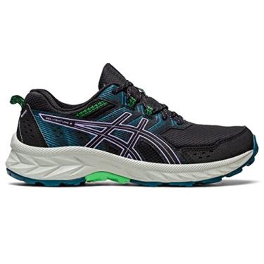 Imagem de ASICS Tênis de corrida feminino Gel-Venture 9, Preto/Violeta digital, 7 Wide