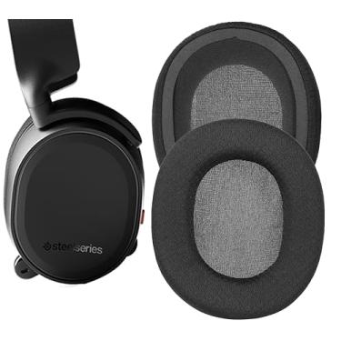 Imagem de Almofadas auriculares Arctis7 7+ 7p de substituição para fones de ouvido SteelSeries Arctis7/5/3/Arctis 7/7+/7P/7P+/7X/7X+/9/9X/Pro/Prime - Almofadas auriculares de tecido de malha premium e espuma