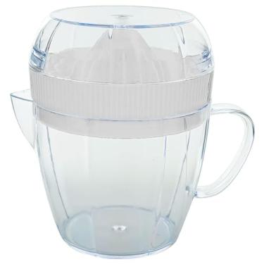 Imagem de Espremedor de Frutas Manual, Copo com Alça 400ml, Transparente, Plástico