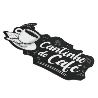 Imagem de Placa em MDF para Decorar Cantinho do Café com Charme - Abstratta, MOD